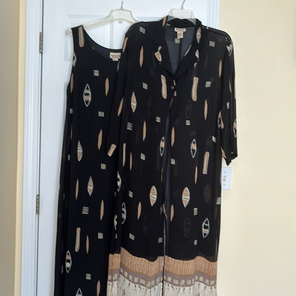 Plus 2 Pieces  maxi dress set